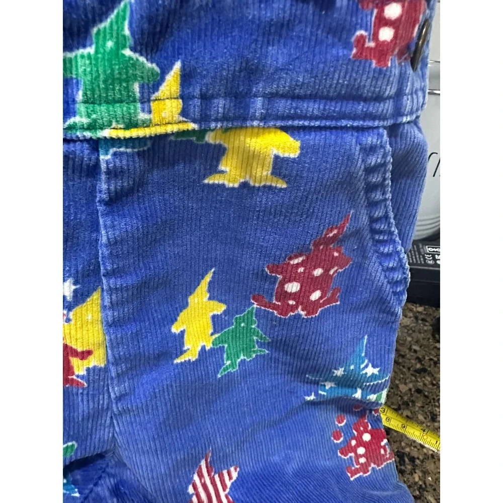 vtg osh‎ kosh vestbak corduroy clown overalls 18 mos